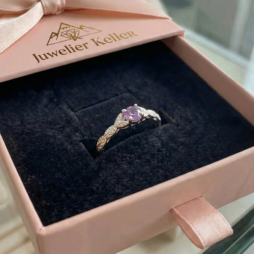 Amelys Farn Ring | Weissgold