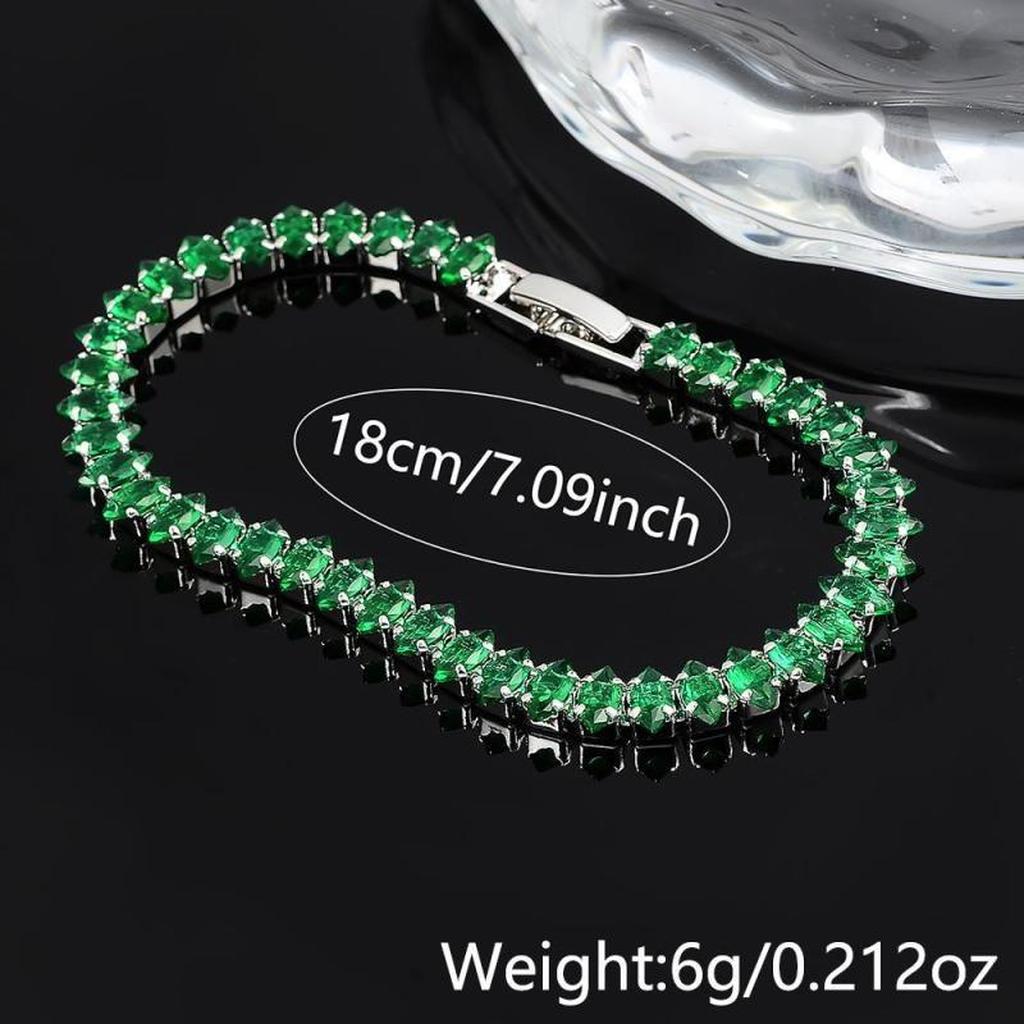 Armband mit Smaragdsteinen