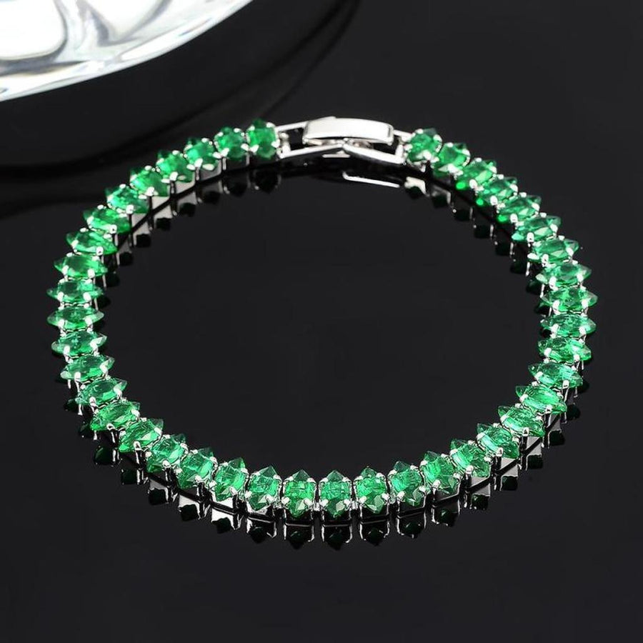 Armband mit Smaragdsteinen