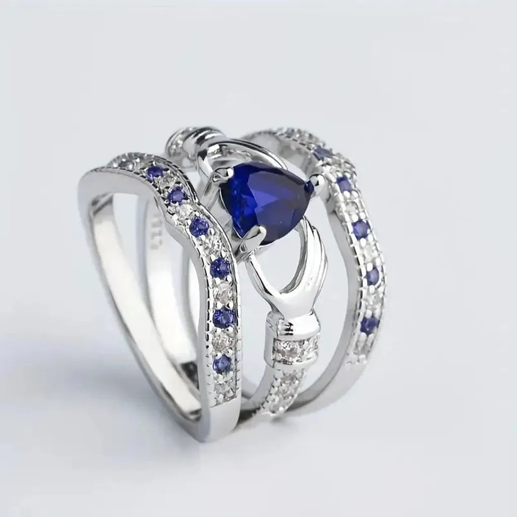 Azura Ring-Set Ewiger Glanz | Weissgold