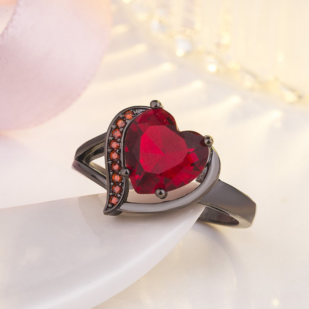 Calindra Rosethorne Ring | Schwarz