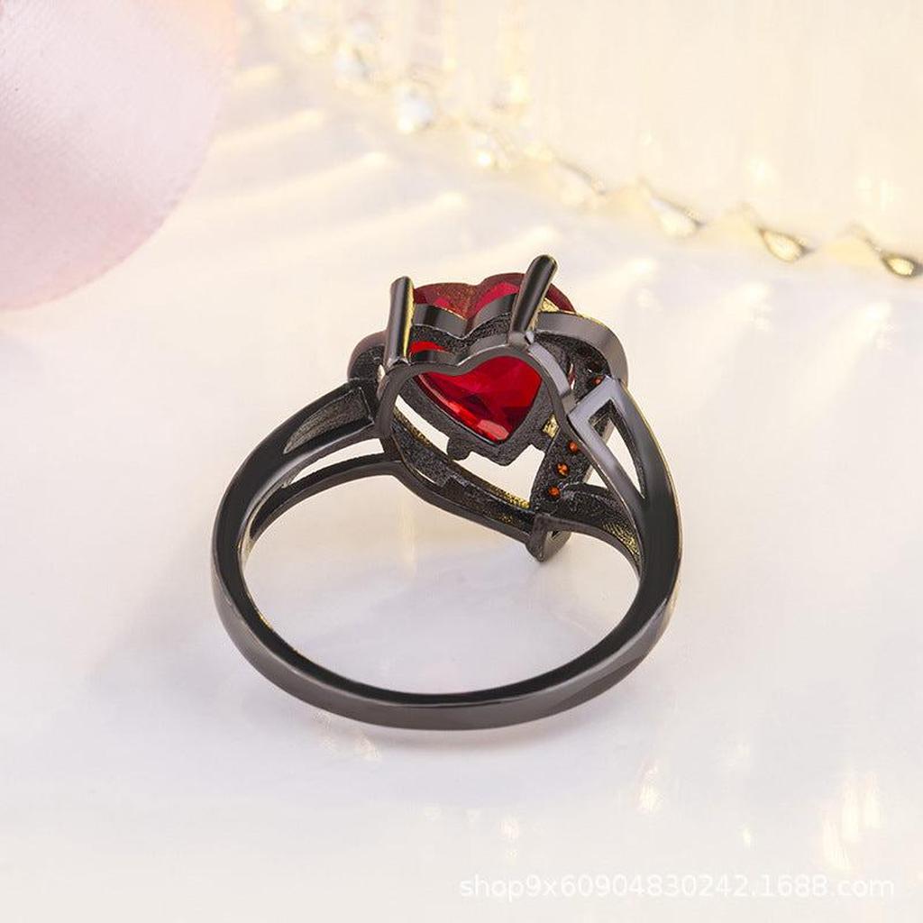 Calindra Rosethorne Ring | Schwarz