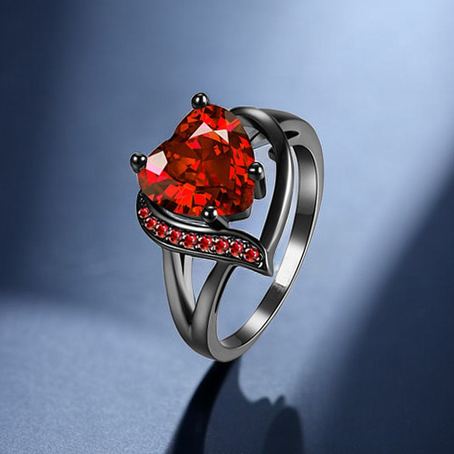 Calindra Rosethorne Ring | Schwarz