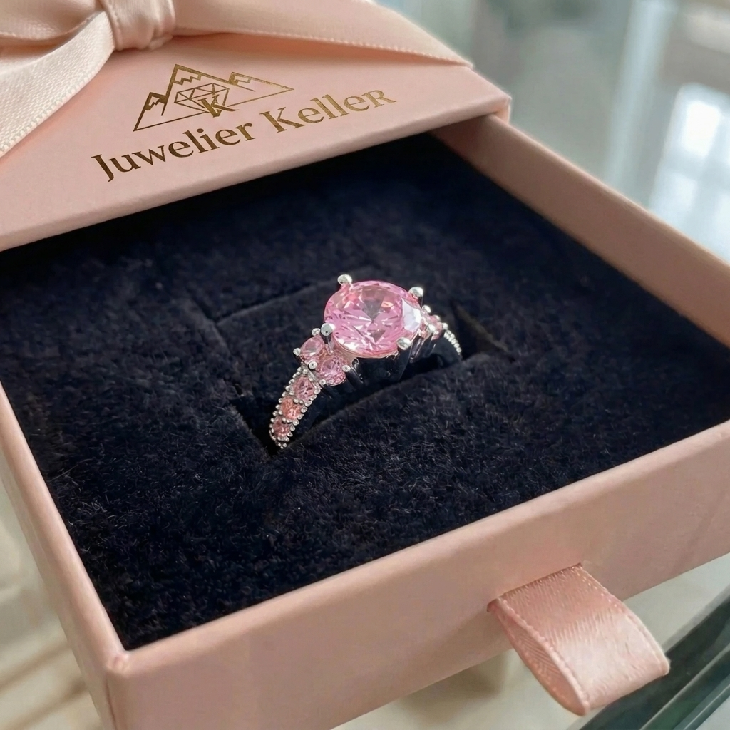 Celia Rosetten-Ring | Weissgold