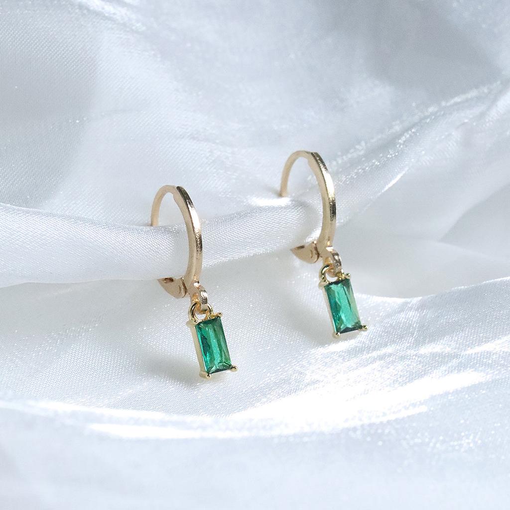 Elegante Ohrringe Louisa mit Smaragd