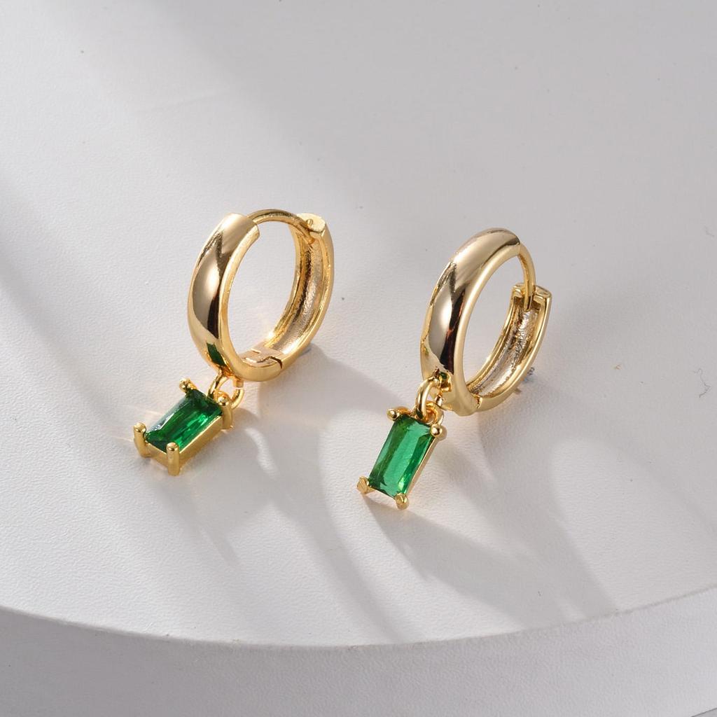Elegante Ohrringe Louisa mit Smaragd