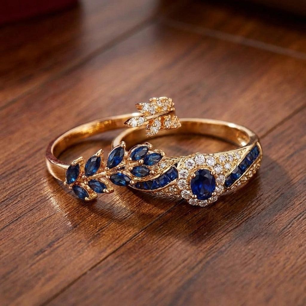 Goldenes Ring-Set Abellissa