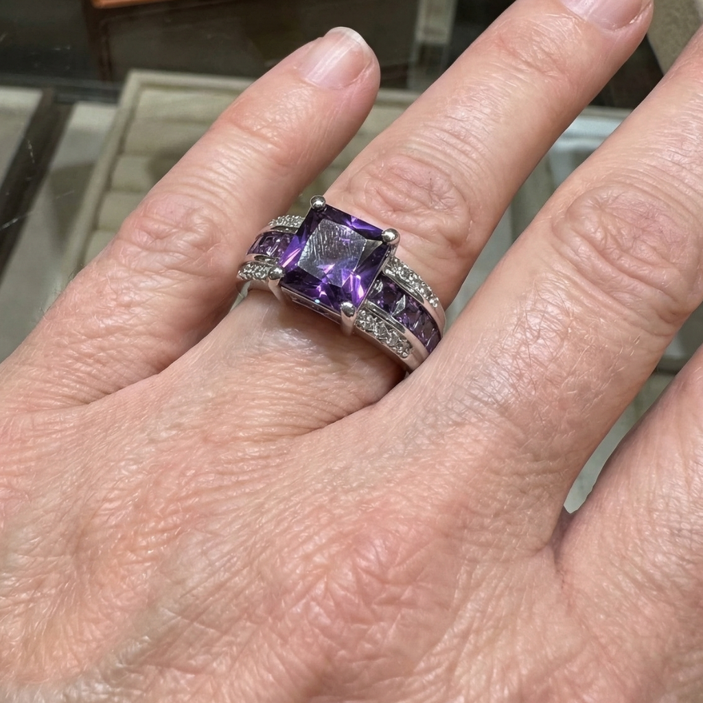 Kassira Lilacmont Ring | Weissgold