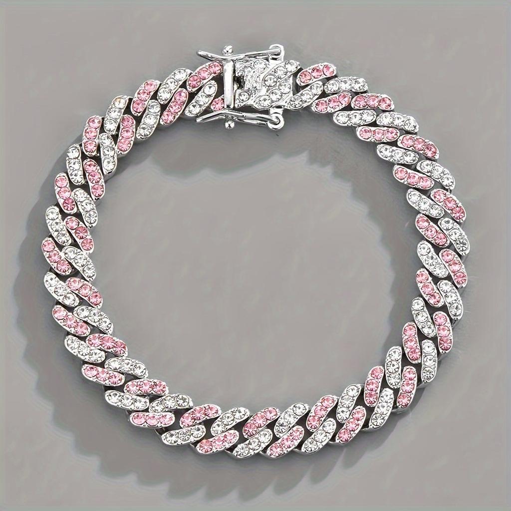 Panzerkettenarmband Arktisches Rosé