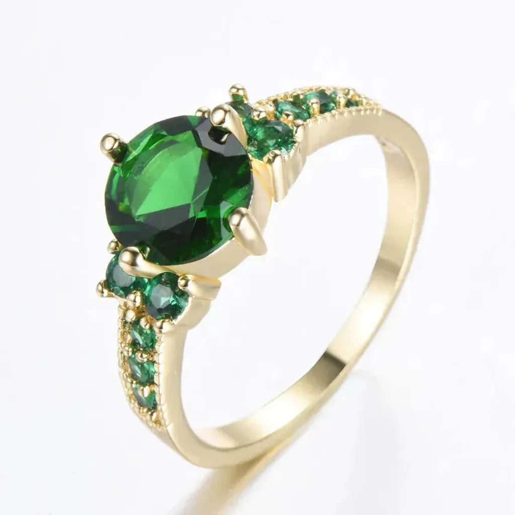 Ring aus Gold und Smaragd
