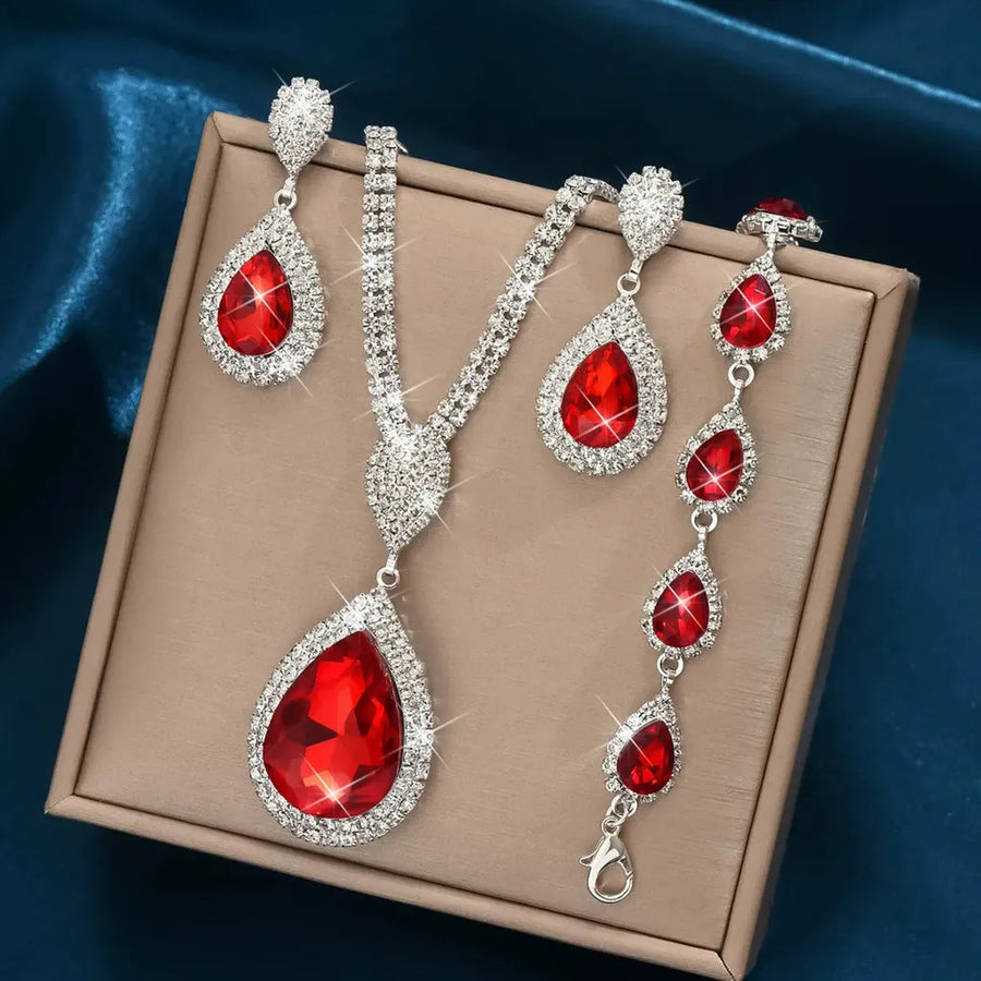 Schmuckset Thalira aus Weissgold