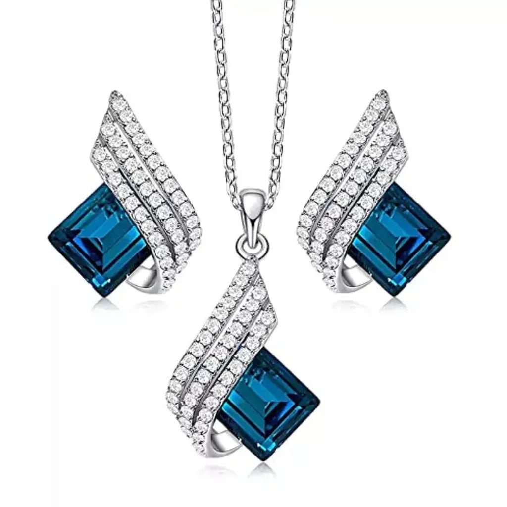 Schmuckset Wien aus Weissgold