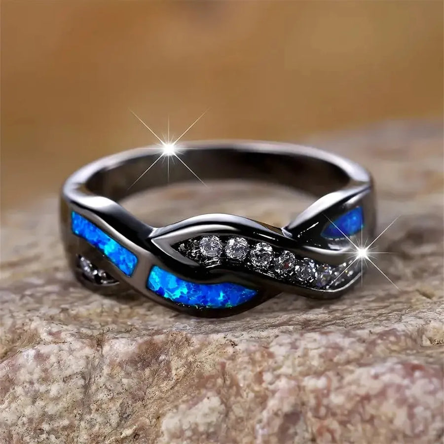 Thessia Lunebray Ring | Weissgold
