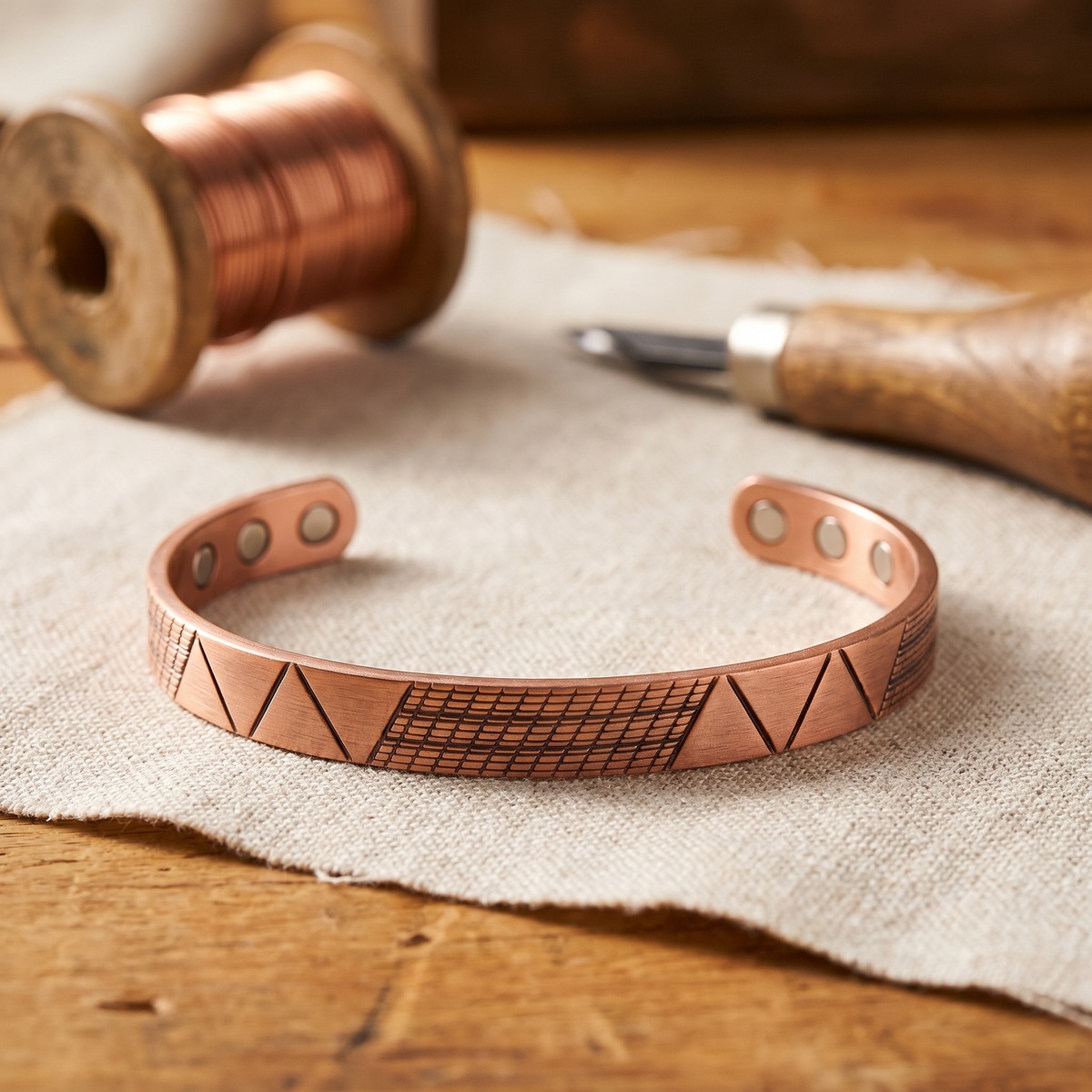 Kupferarmband Kamm