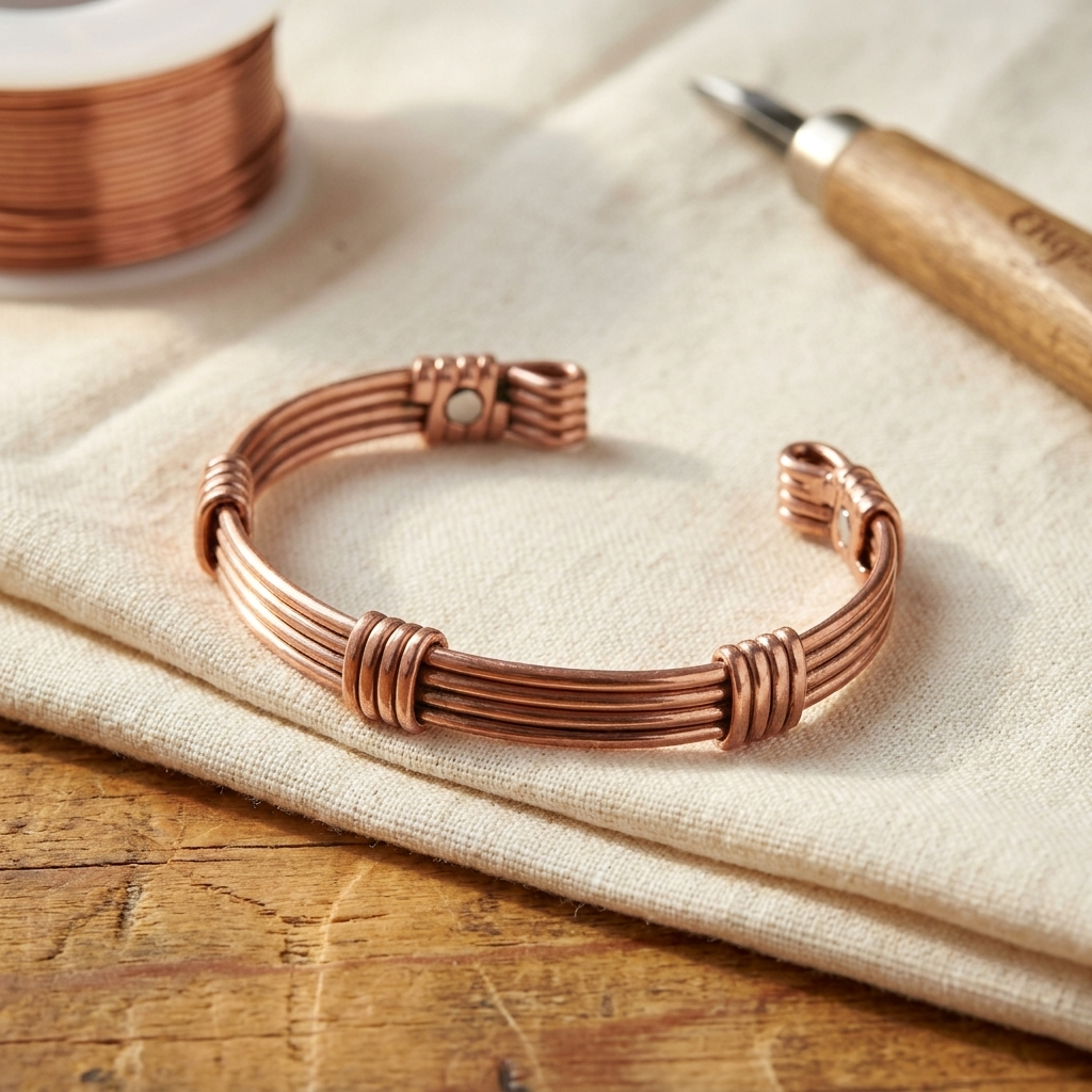 Kupferarmband Herbst