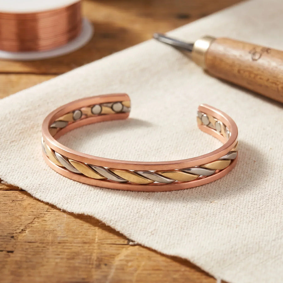 Kupferarmband Knospe