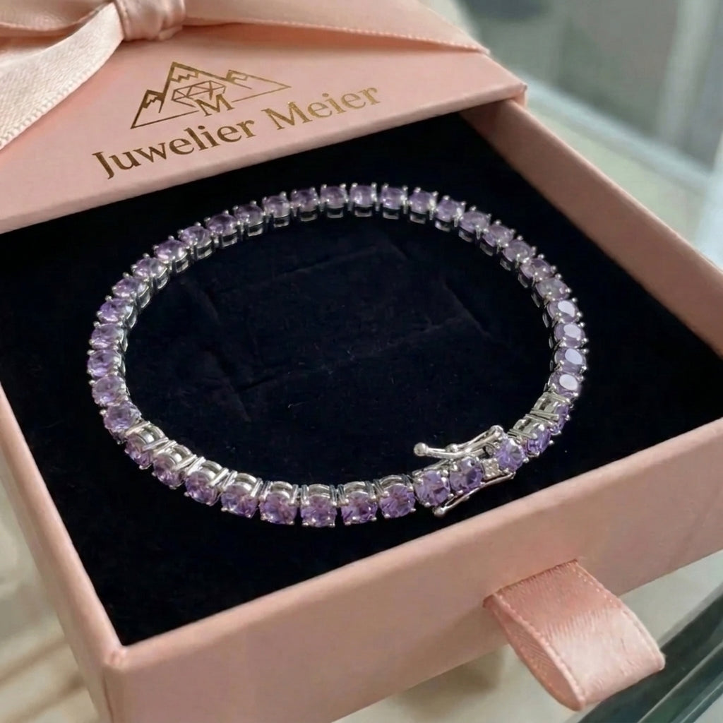 Tennisarmband aus Amethyst